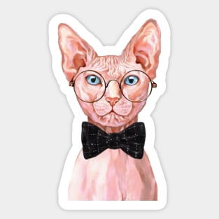 Intelligent Sphynx Sticker